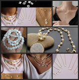 Natural Leaves Shape Shell Beads Freshwater Shell Bead for Jewelry Making