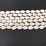 Natural Leaves Shape Shell Beads Freshwater Shell Bead for Jewelry Making