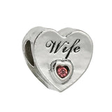 10Pcs Silver Heart Charms for Bracelets Necklaces DIY Jewelry Making