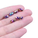 20pcs 4mm Rainbow Alloy Metal Small Hole Loose Beads for DIY Jewelry