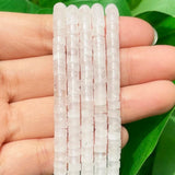 Natural Rondelle Stone Beads Wheel Jades Round Loose Spacer Beads