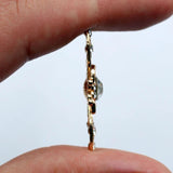 10pcs 21*32mm Insect Mini Bee Rhinestone Box DIY Alloy Jewelry Accessories