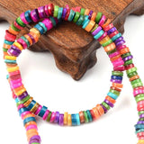 6mm Natural Shell Spacer Beads for Jewelry Making Bracelets Necklace