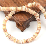 6mm Natural Shell Spacer Beads for Jewelry Making Bracelets Necklace