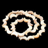 8x12mm Moon MOP Shell Beads DIY Bracelet Necklace Charm Jewelry