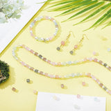 6mm Crackle Square Glass Beads Colorful Crystal for Jewelry Making