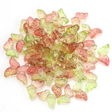 50pcs Butterfly Shape Gradient Glass Beads For Jewelry Making DIY Accessories