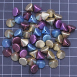 100Pcs Rivets Spike Studs Garment Spacer Beads Cone Mixed For Crafts DIY Clothes