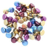 100Pcs Rivets Spike Studs Garment Spacer Beads Cone Mixed For Crafts DIY Clothes
