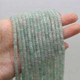 Flat Round Natural Stone Beads for Jewelry Making