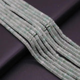 Flat Round Natural Stone Beads for Jewelry Making