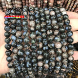 Glaucophane Round Stone Beads 6 8 10mm 15 Inches