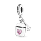 Cartoon SmartWatch Mom Family Love Silver Beads Charm for Bracelet Necklace DIY