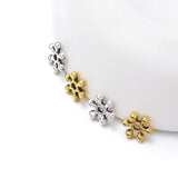 100pcs Tibetan Snowflake Spacer Beads 7mm DIY Jewelry Making Findings