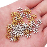 100pcs Tibetan Snowflake Spacer Beads 7mm DIY Jewelry Making Findings