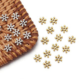 100pcs Tibetan Snowflake Spacer Beads 7mm DIY Jewelry Making Findings