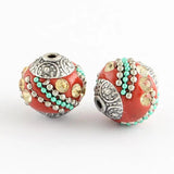 10Pcs Crystal Rhinestone Bead Spacers for DIY Jewelry Making