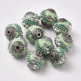 10Pcs Crystal Rhinestone Bead Spacers for DIY Jewelry Making