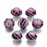 10Pcs Crystal Rhinestone Bead Spacers for DIY Jewelry Making