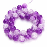 Purple Quartz Crystals Beads 6-12mm for Bracelet DIY Jewelry Making