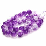 Purple Quartz Crystals Beads 6-12mm for Bracelet DIY Jewelry Making