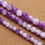 Purple Quartz Crystals Beads 6-12mm for Bracelet DIY Jewelry Making