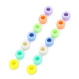 200pcs Candy Acrylic Spacer Beads Jewelry Making DIY Accessories