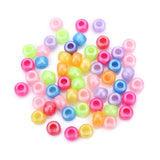 200pcs Candy Acrylic Spacer Beads Jewelry Making DIY Accessories