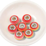 20pcs/Lot Resin Rainbow Big Hole Beads for Jewelry Making DIY