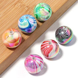 10pcs Wood Grain Acrylic Beads for Jewelry Making DIY Bracelet Necklace
