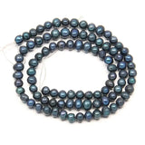 5-6mm Natural Freshwater Pearl Beads DIY Jewelry Making