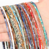 2x5mm Rectangle Lapis Lazuli Agate Beads 15''
