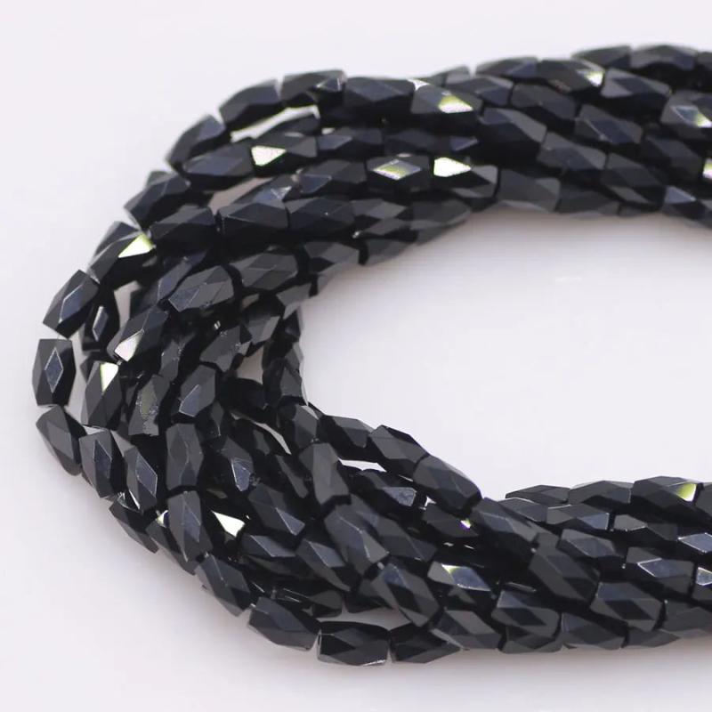 Crystal Columnar Beads 2X4/3X6MM Glass Beads