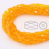 Crystal Columnar Beads 2X4/3X6MM Glass Beads
