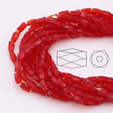 Crystal Columnar Beads 2X4/3X6MM Glass Beads