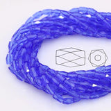 Crystal Columnar Beads 2X4/3X6MM Glass Beads