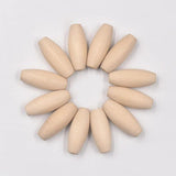 20Pcs 29*12mm Pine Wood Beads for Jewelry Making