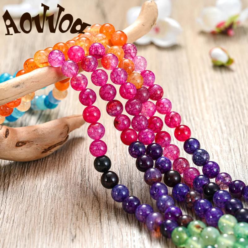 7 Chakras Agates Stone Beads for Jewelry Making 6 8 10mm
