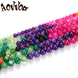 7 Chakras Agates Stone Beads for Jewelry Making 6 8 10mm