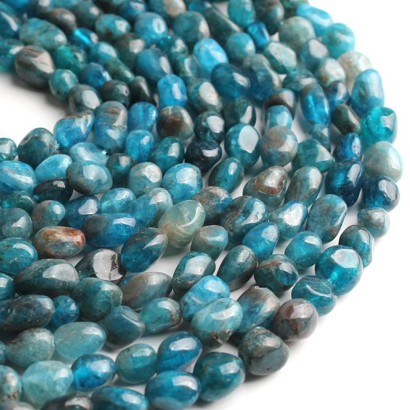 Natural Apatite Loose Spacer Beads 15 inch
