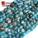 Natural Apatite Loose Spacer Beads 15 inch