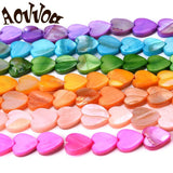10mm Shell Beads Heart Shape Spacer for Jewelry Making DIY