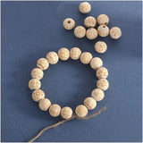 20Pcs 16mm/20mm Round Bohemian Wooden Beads DIY Kids Toys Bracelet Accessories