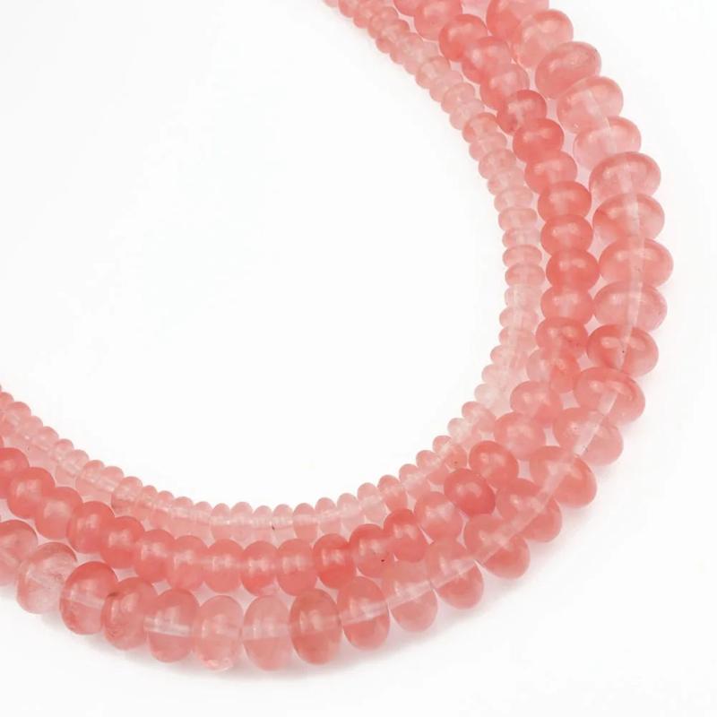 Natural Stone Rondelle Beads Matte Jaspers Amethyst Spacer Bracelets