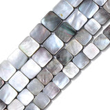 Natural Gray Shell Pendant for Jewelry Making