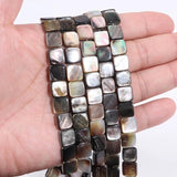 Natural Gray Shell Pendant for Jewelry Making