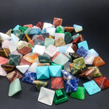 5Pcs/Pack 14x10mm The Pyramid Shape Cabochons in 17 Colors
