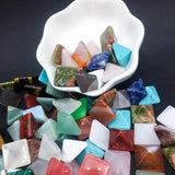 5Pcs/Pack 14x10mm The Pyramid Shape Cabochons in 17 Colors