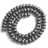 6/8/10 mm Hematite Stone Beads Spacer for Jewelry Making 15'' Strand