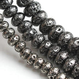 6/8/10 mm Hematite Stone Beads Spacer for Jewelry Making 15'' Strand